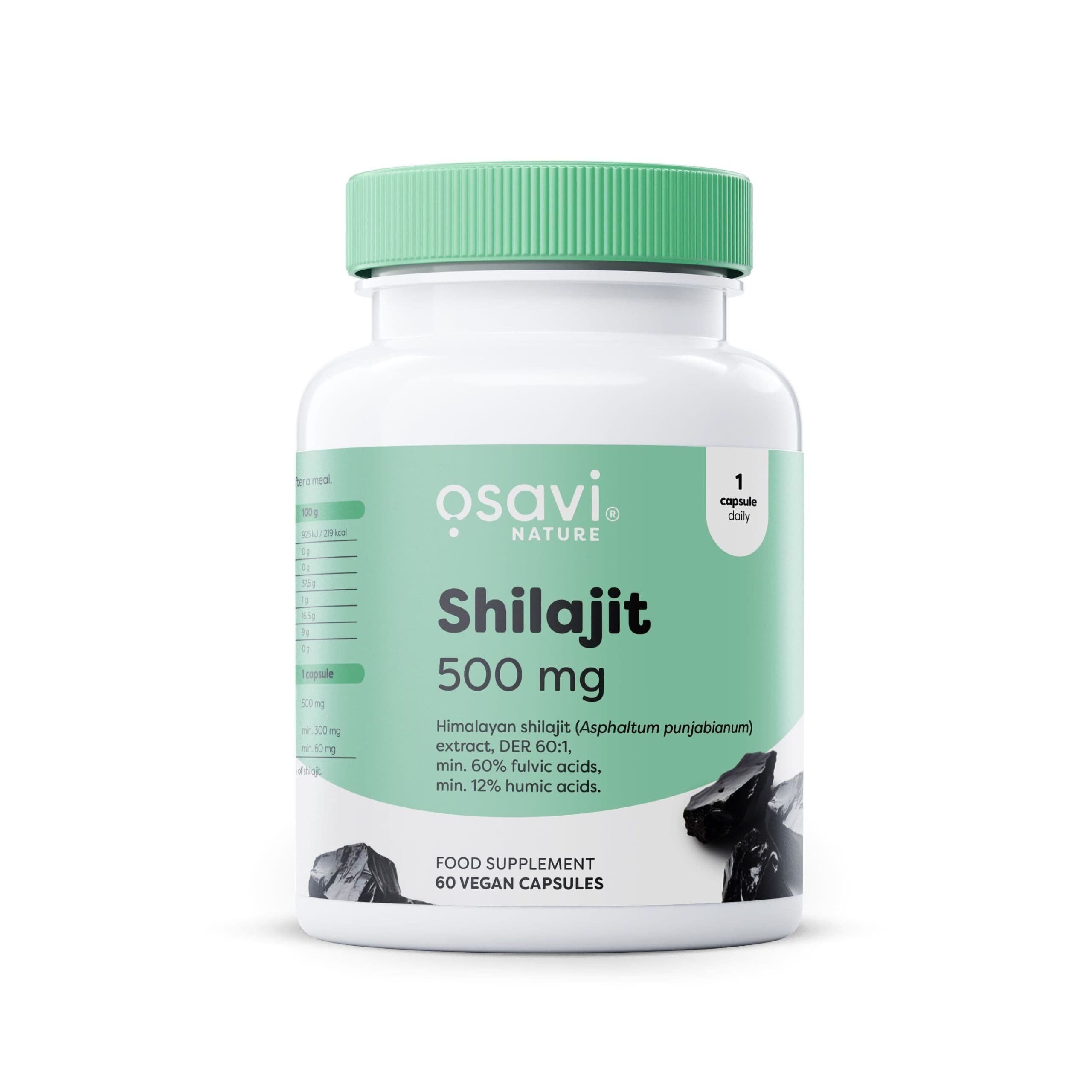 Shilajit, 500mg - 60 vegan capsules