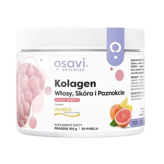 OSAVI Collagen, hair, skin & nails, lemon-grapefruit (150 g)