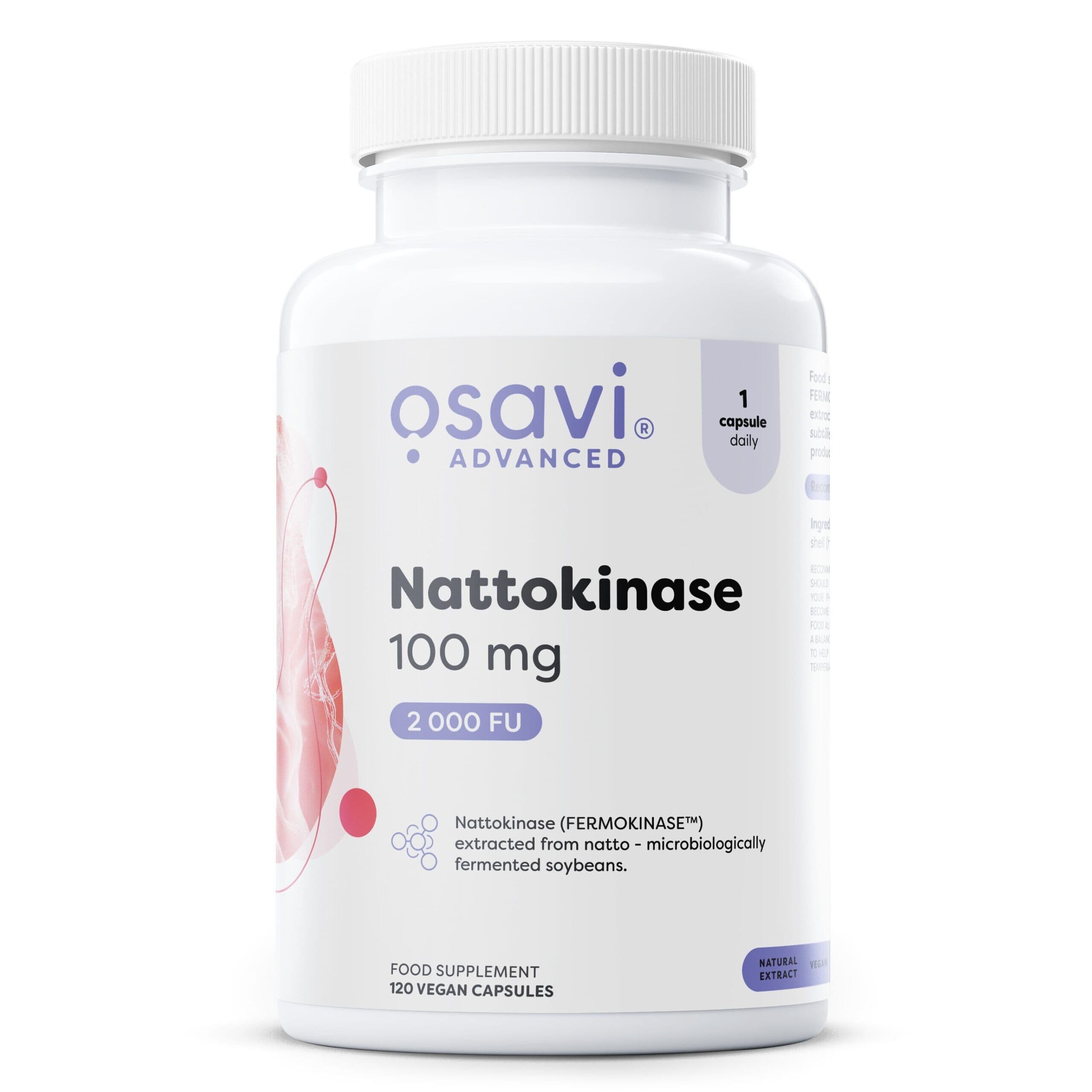 Nattokinase, 100 mg - 120 vegan capsules