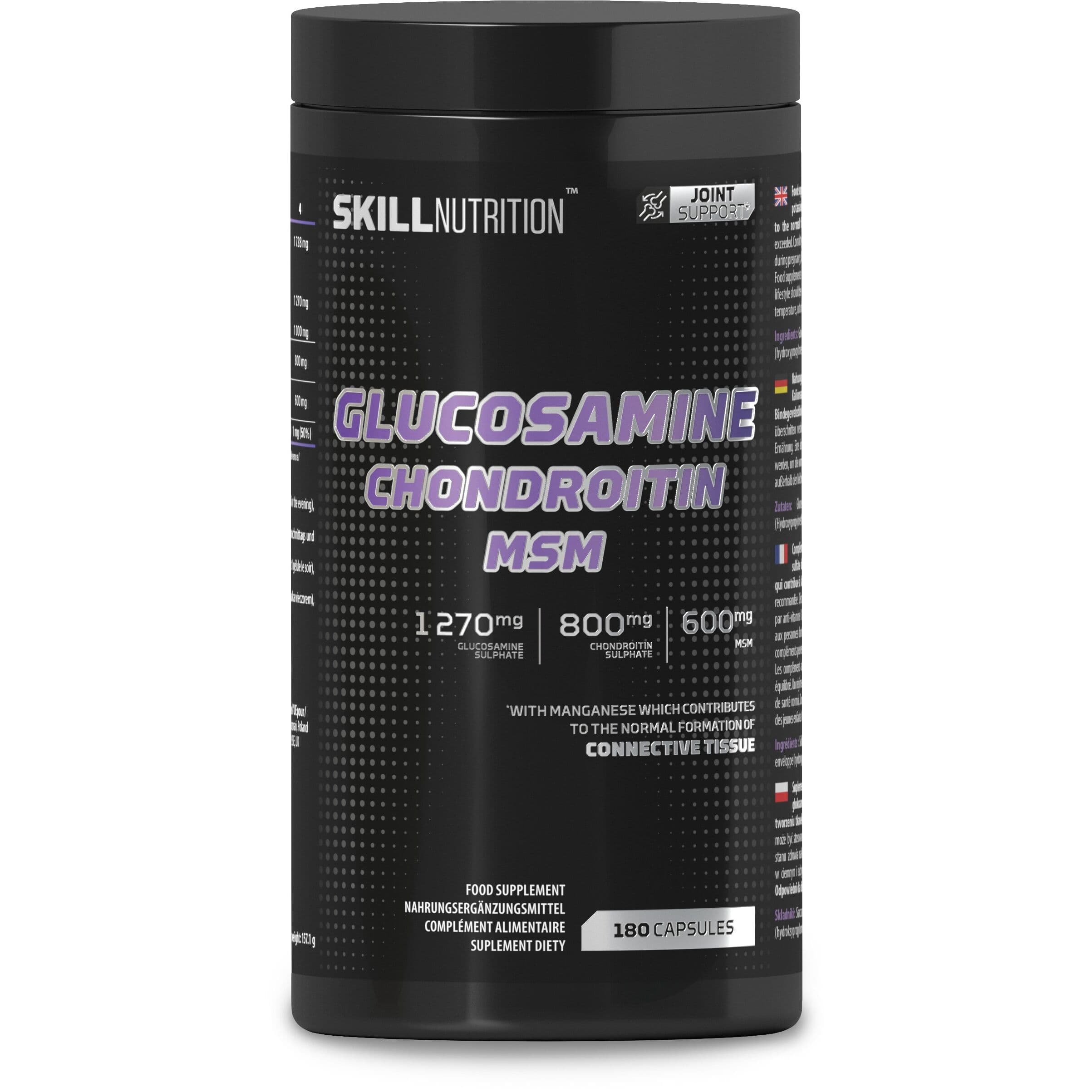 Glucosamine Chondroitin MSM – 180 capsules