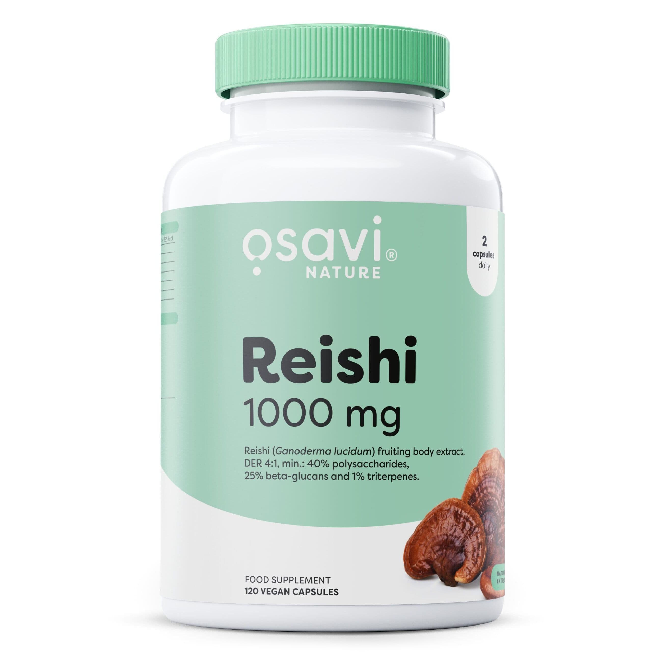 Reishi, 1000 mg – 120 vegan capsules
