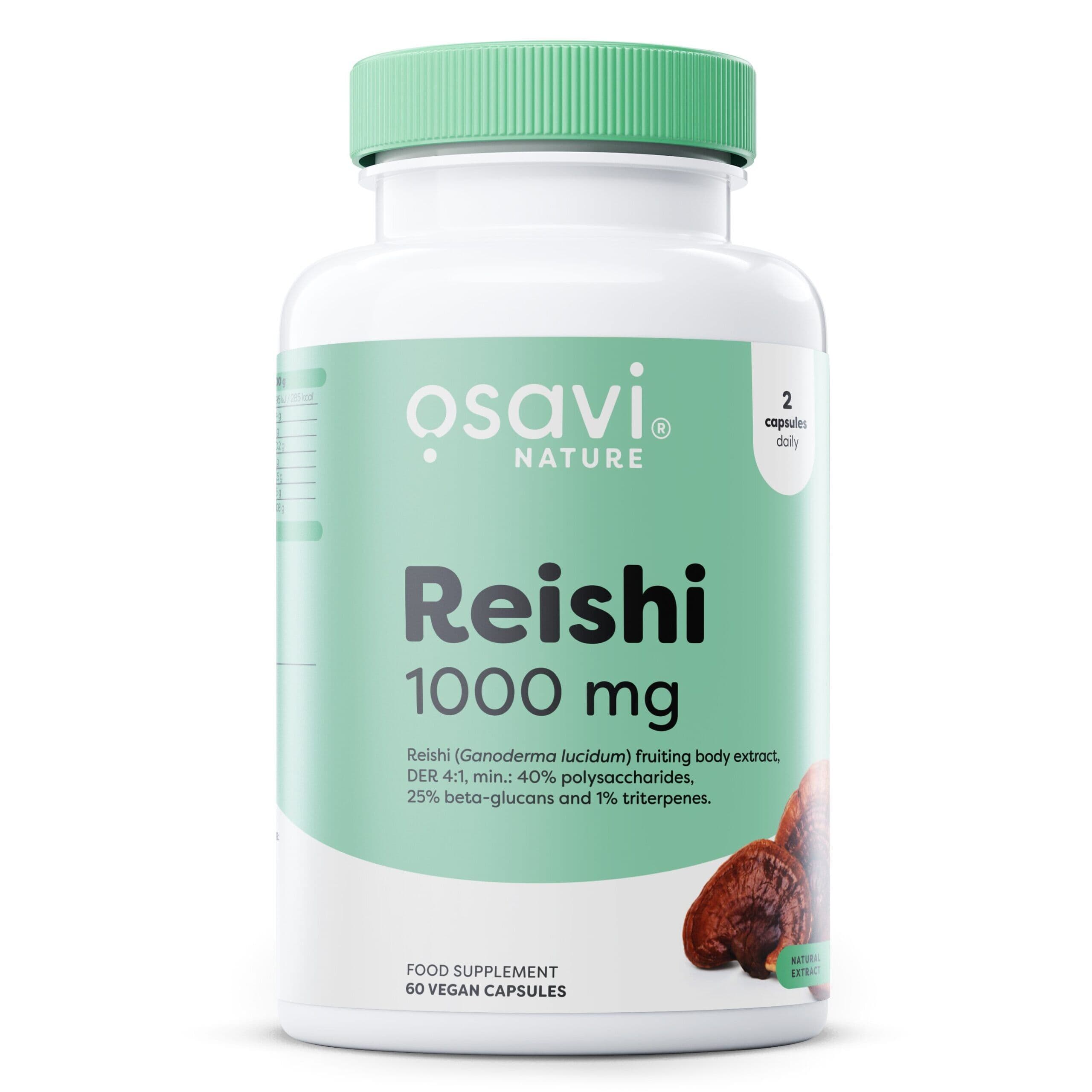 Reishi, 1000 mg – 60 vegan capsules