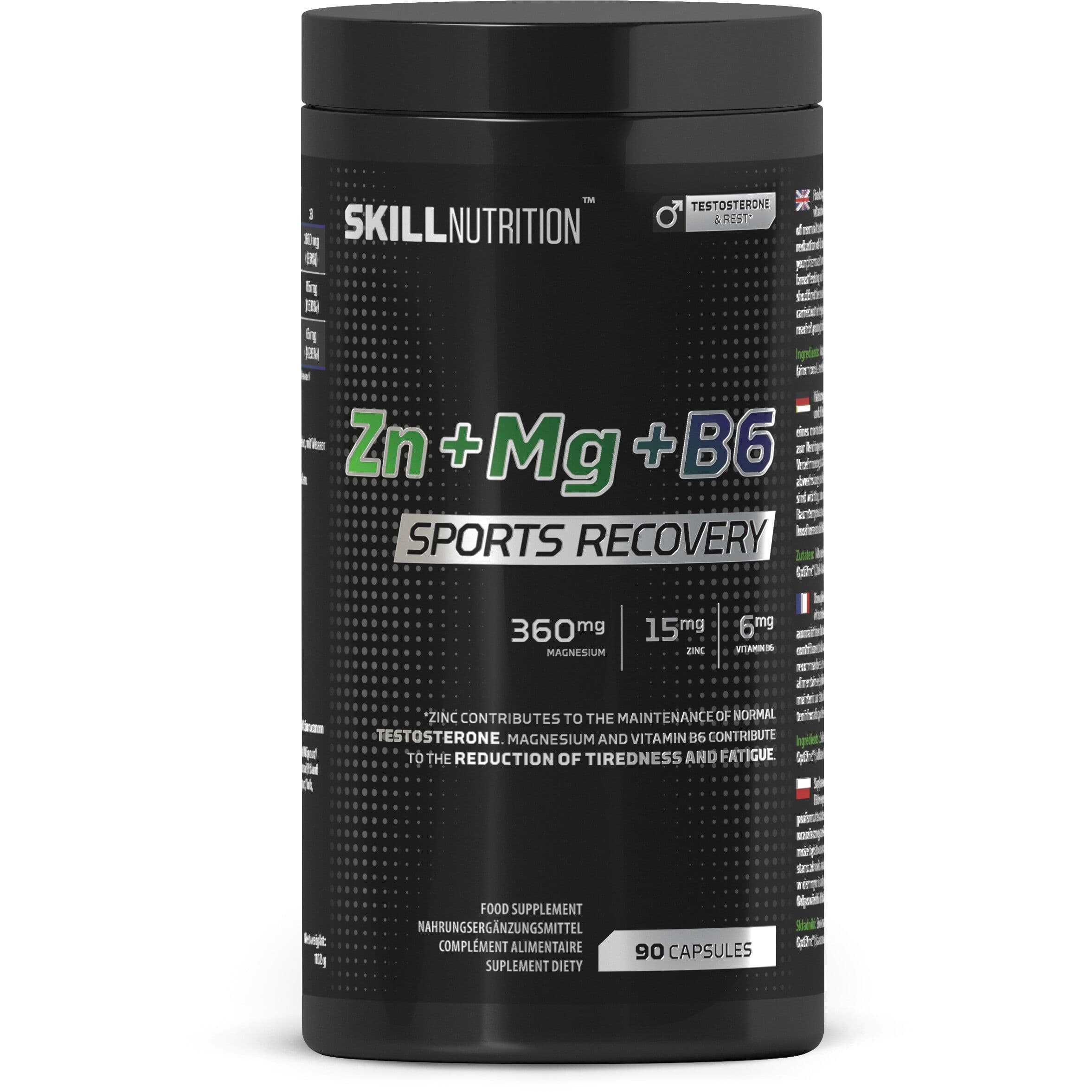 Zn + Mg + B6, Sports Recovery – 90 capsules