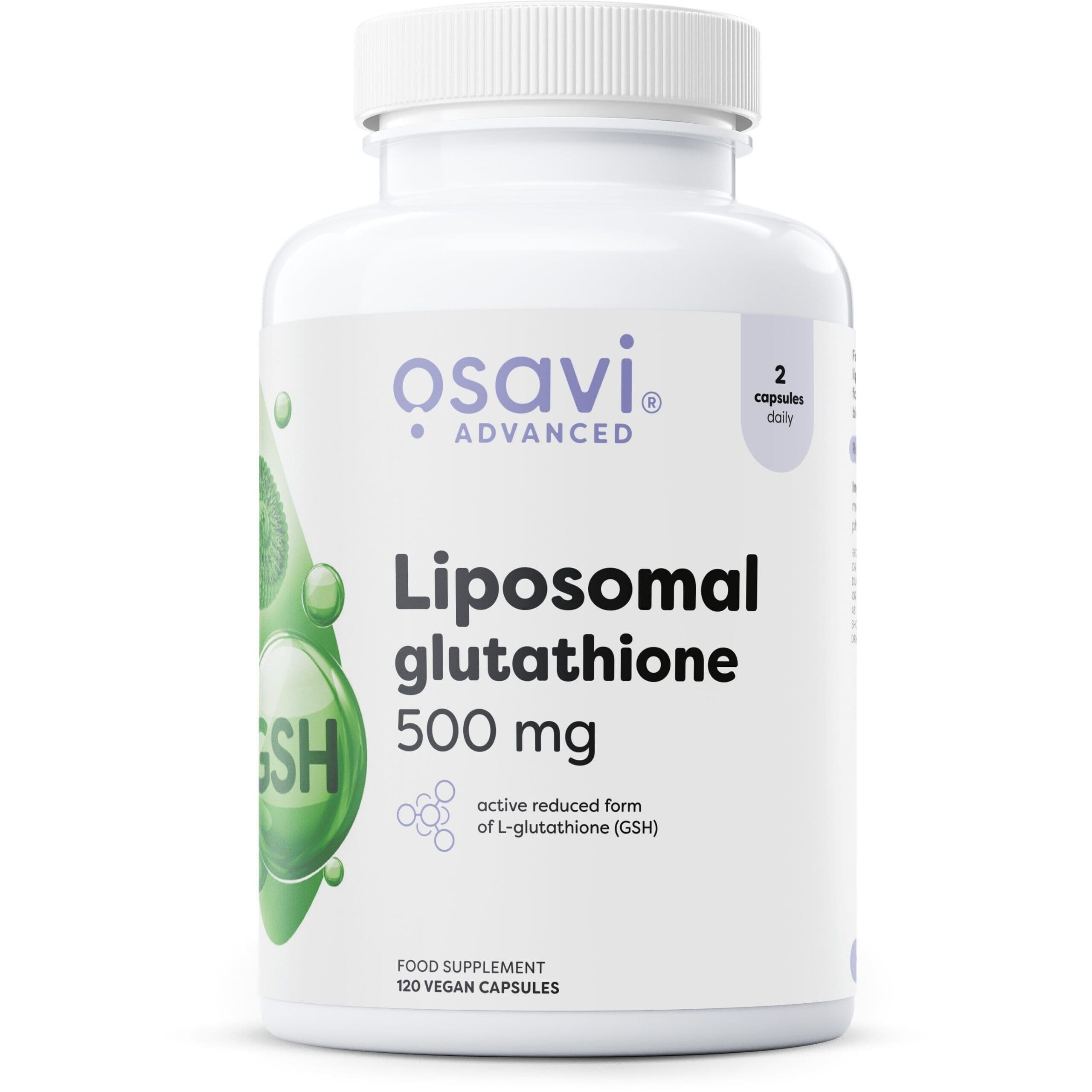 Liposomal Glutathione, 500 mg – 120 vegan capsules