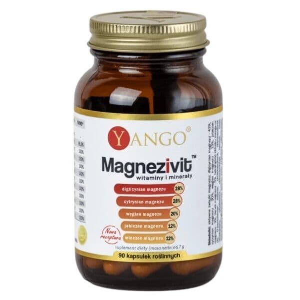 YANGO Magnezivit – magnesium and minerals (90 capsules)