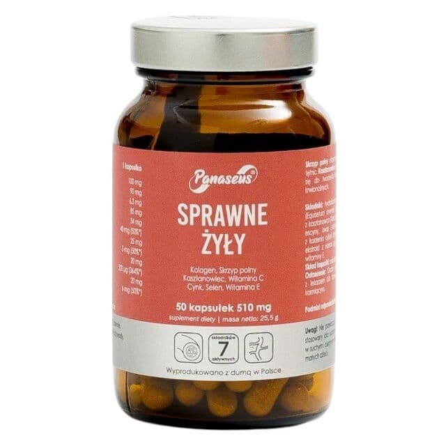 PANASEUS Efficient veins (50 capsules)
