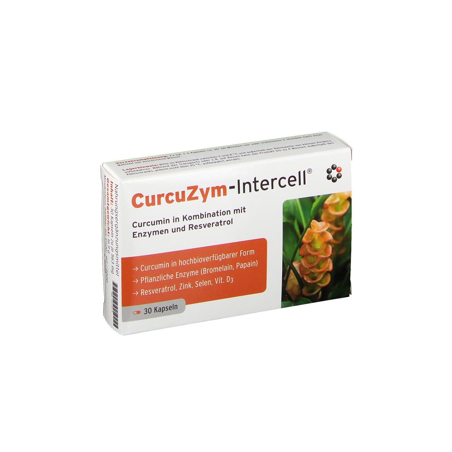 INTERCELL PHARMA CurcuZym-Intercell (30 capsules)