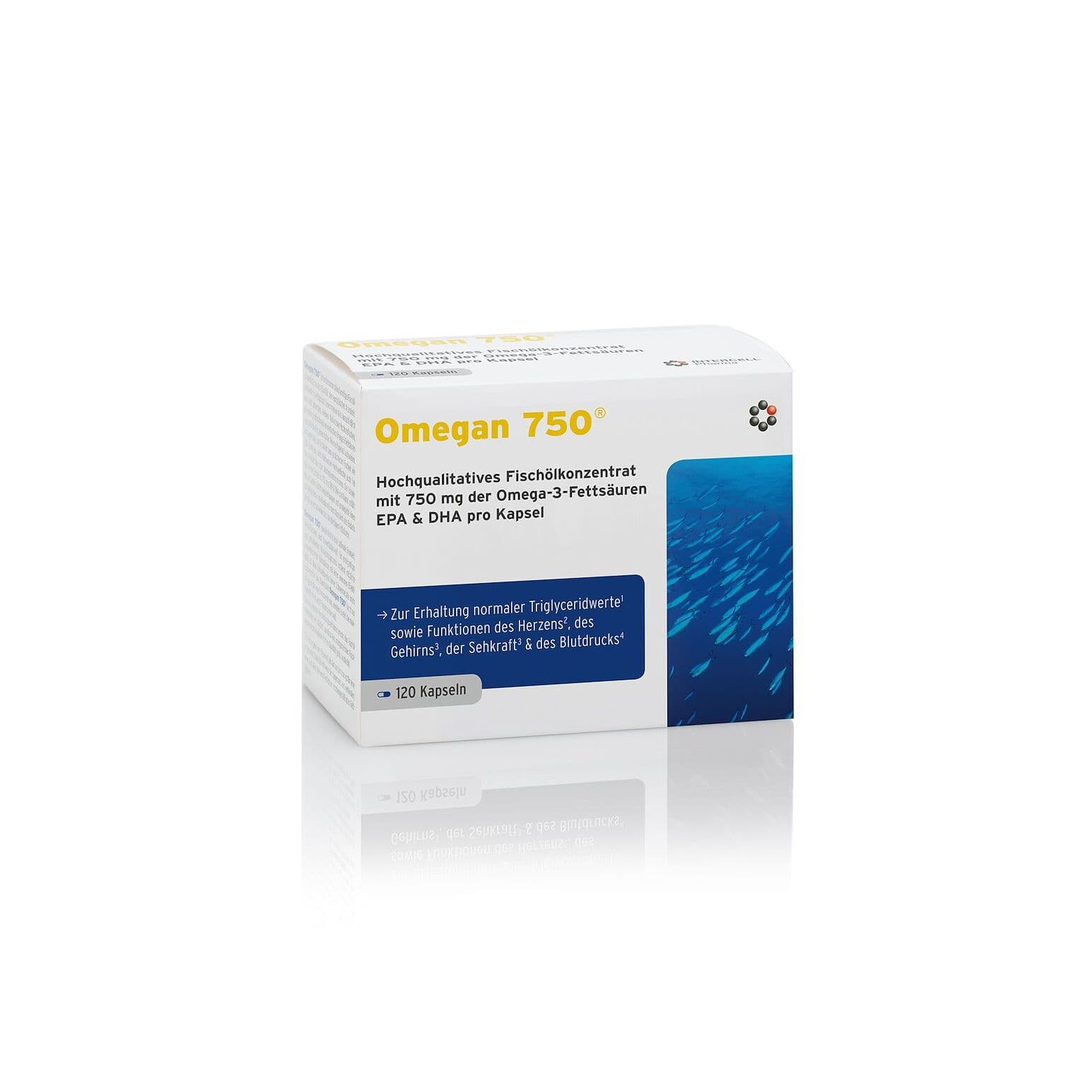 INTERCELL PHARMA Omegan 750 (120 capsules)