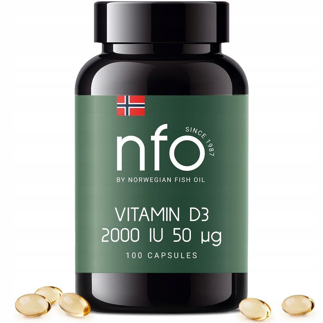 NFO Vitamin D3 2000 IU (100 capsules)
