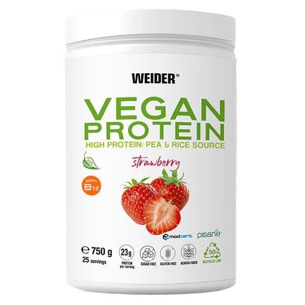 Vegan Protein, Strawberry - 750g