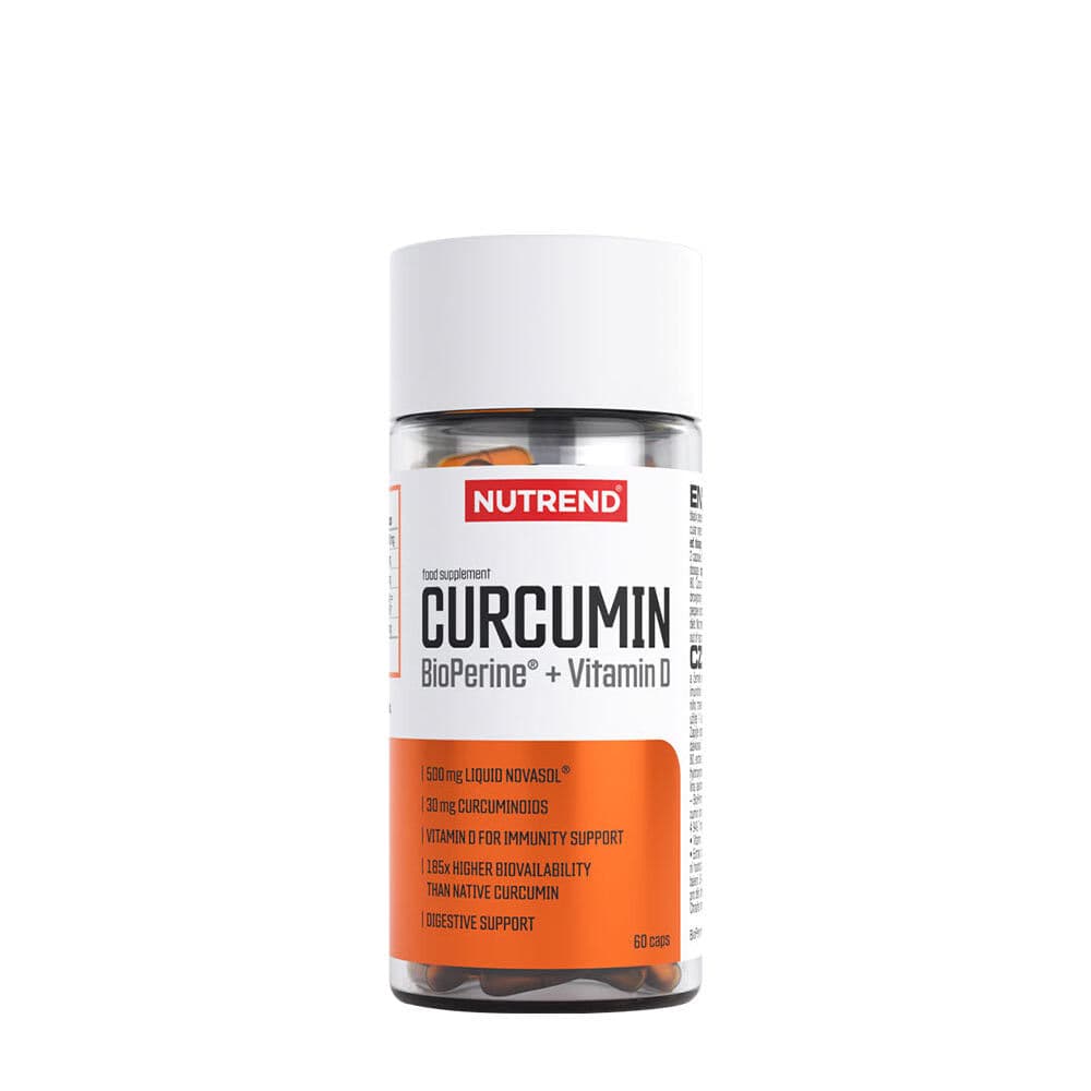 Curcumin + Bioperine + Vitamin D - 60 capsules
