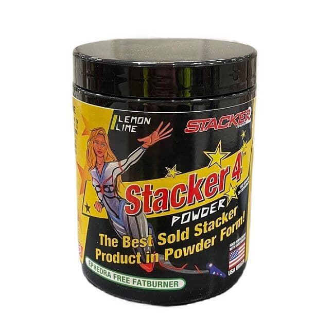 Stacker 4 Powder, Lemon Lime - 150g