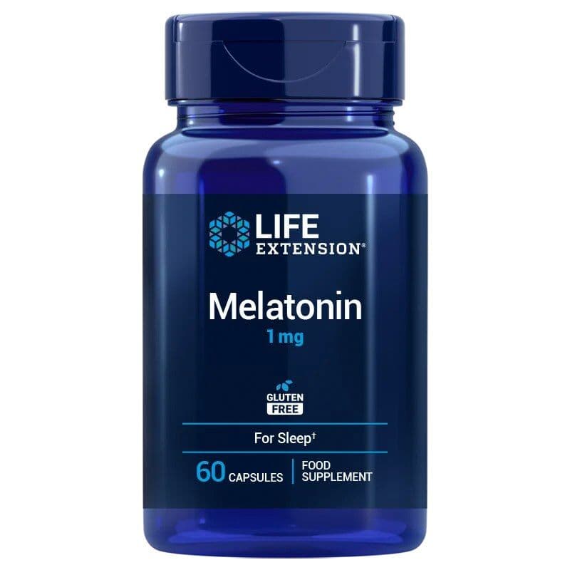 LIFE EXTENSION Melatonin, 1 mg EU version (60 capsules)