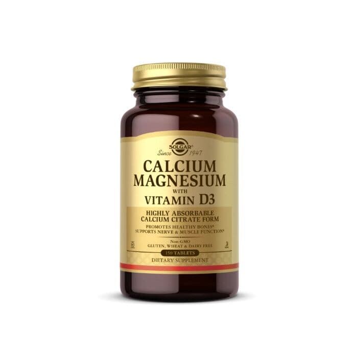 SOLGAR Calcium, Magnesium with Vitamin D3 (150 tabs)
