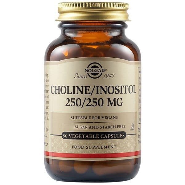 SOLGAR Choline/Inositol 250 mg (50 capsules)