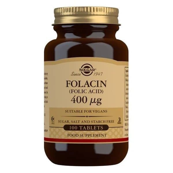 Folacin, 400 µg - 100 tabletter