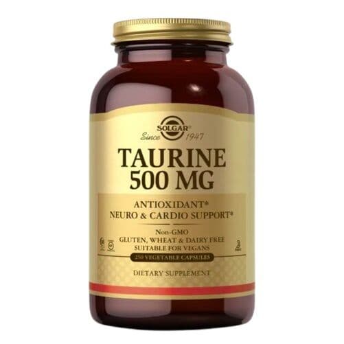 SOLGAR Taurine 500 mg (250 Veg capsules)