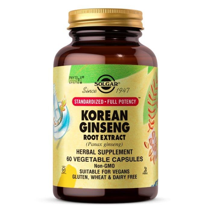 SOLGAR Korean Ginseng Root Extract SFP (60 capsules)