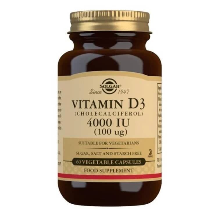Vitamin D3 Cholecalciferol, 100 µg - 60 kapsler