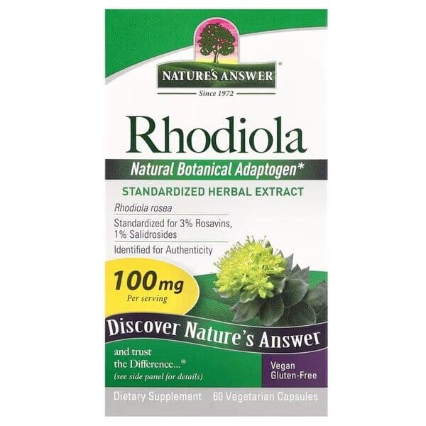 Rhodiola Root, 100mg - 60 vcaps
