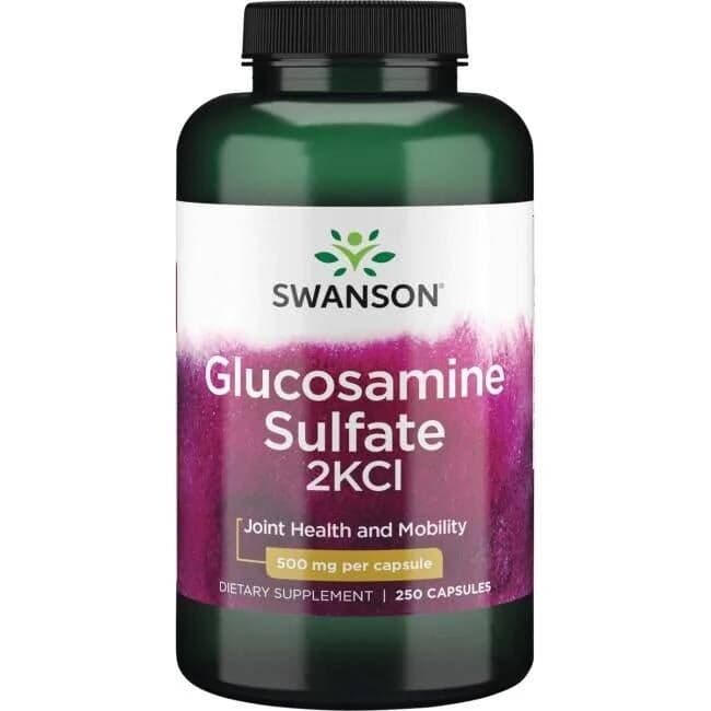 Glucosamine Sulfate 2KCl, 500mg - 250 capsules