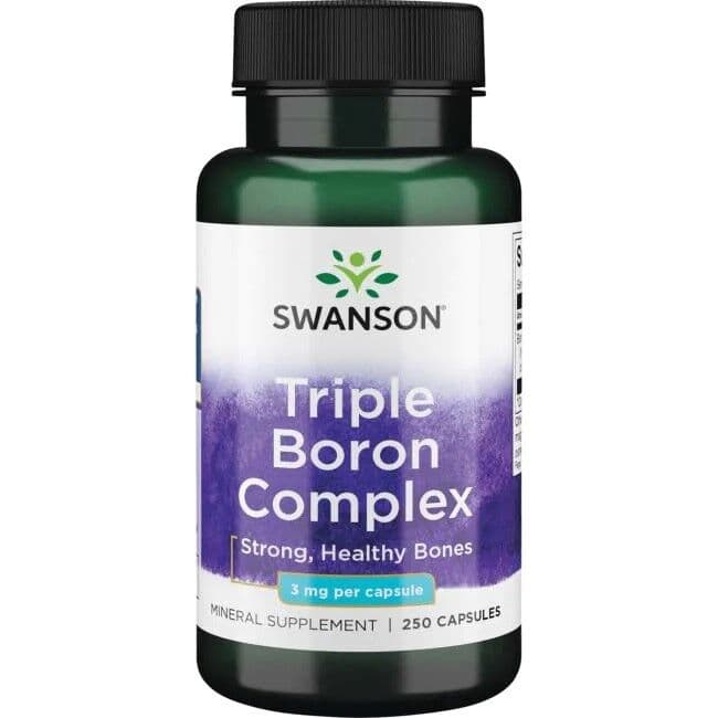 Triple Boron Complex, 3mg – 250 capsules