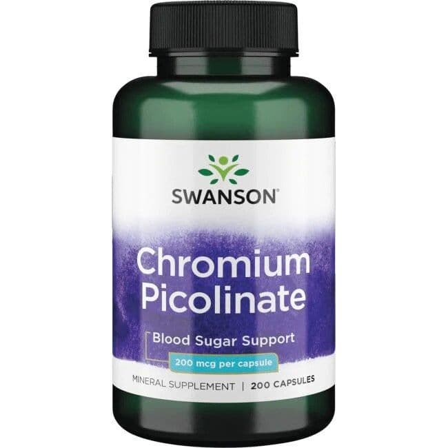 Chromium Picolinate, 200µg – 200 capsules