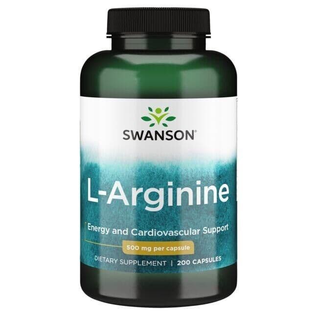 L-Arginine, 500mg – 200 capsules