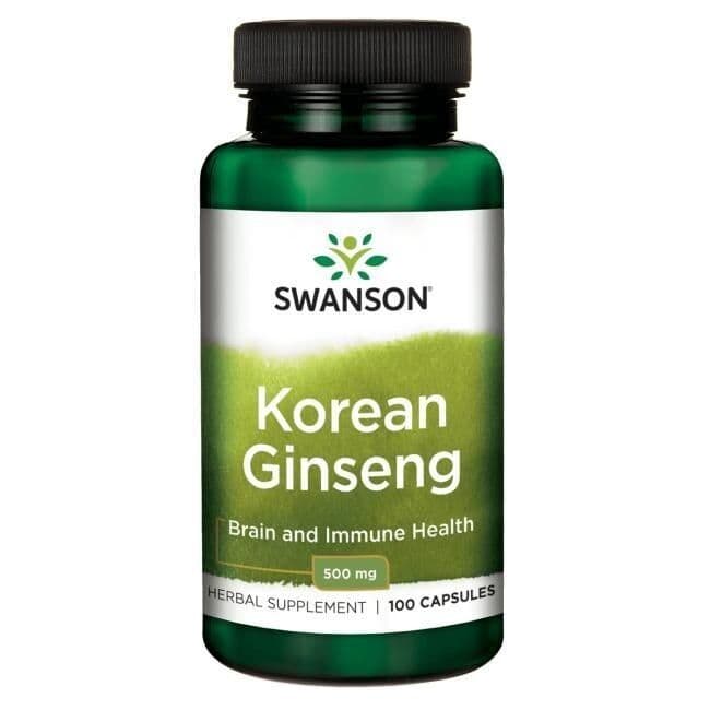 Korean Ginseng, 500mg – 100 capsules