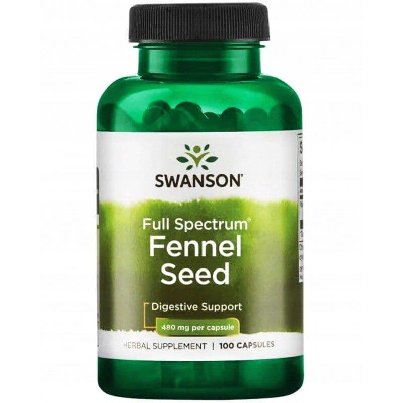 Full Spectrum Fennel Seed, 480mg – 100 capsules