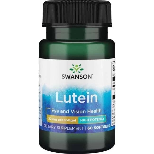 Lutein, 20mg – 60 bløde kapsler