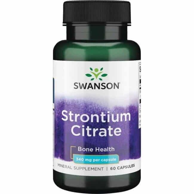 Strontium Citrate, 340mg – 60 capsules