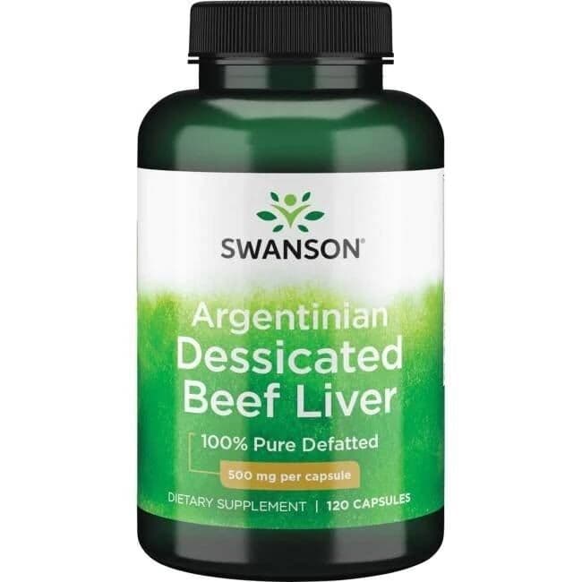 Argentinian Desiccated Beef Liver, 500mg – 120 capsules