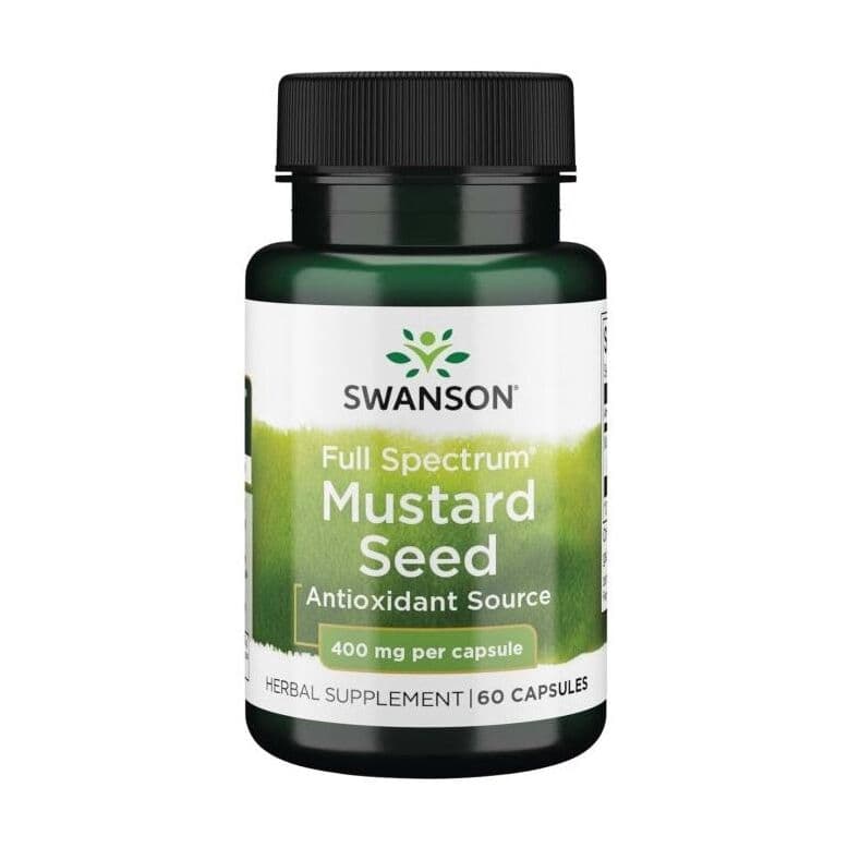 Full Spectrum Mustard Seed, 400mg – 60 capsules