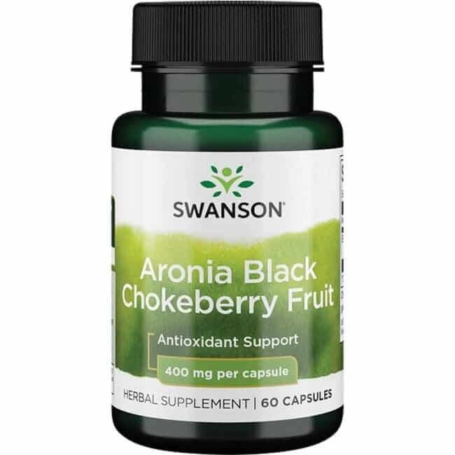 Aronia Black Chokeberry Fruit, 400mg – 60 capsules