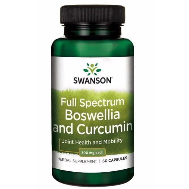 Full Spectrum Boswellia and Curcumin, 300mg – 60 capsules
