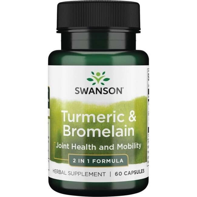 Turmeric & Bromelain - 60 kapselia