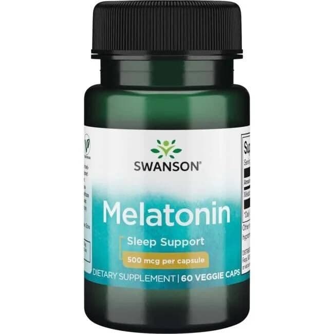 SWANSON Melatonina 500µg - 60 Veg Capsules