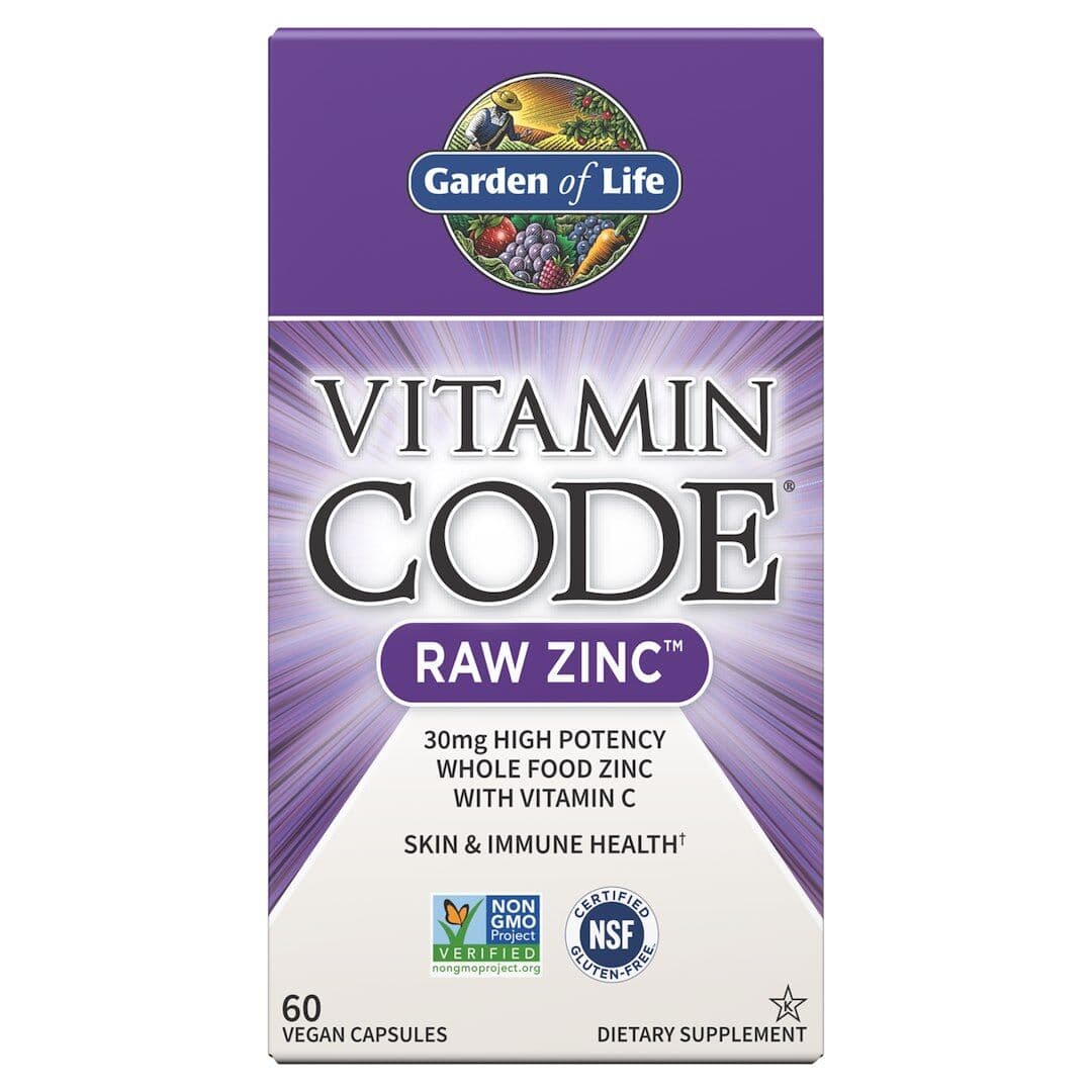 Vitamin Code Raw Zinc - 60 vegan capsules