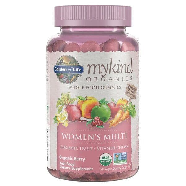 Mykind Women's Multi gummies, Berry - 120 vegan gummy druppels