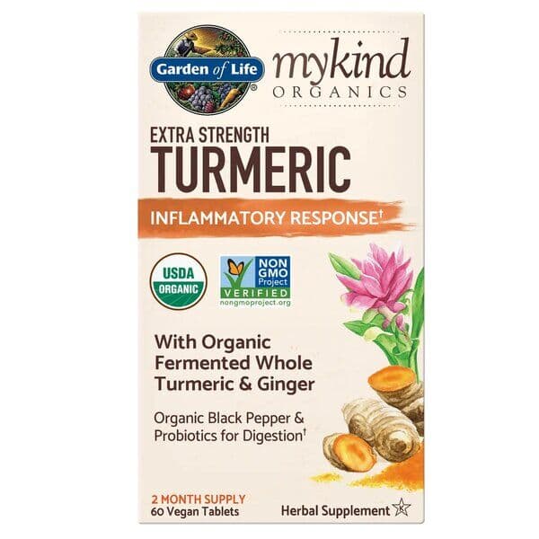 Mykind Extra Strength Turmeric – 60 vegan comprimés