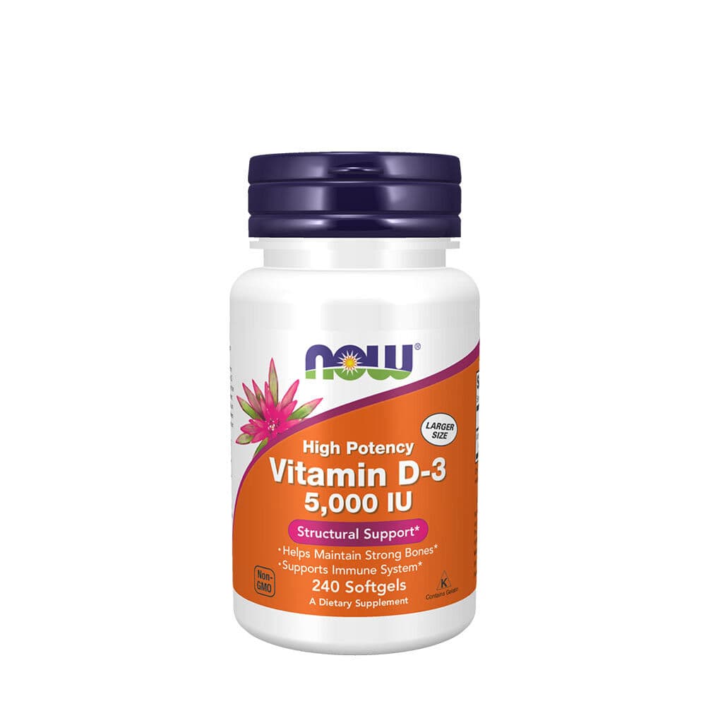 Vitamin D-3, 5000 IU – 240 softgels