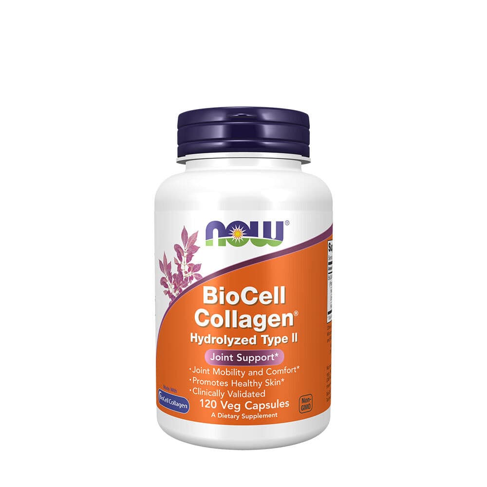 BioCell Collagen® Hydrolyzed Type II - NOW Foods - 120 Veg Capsules