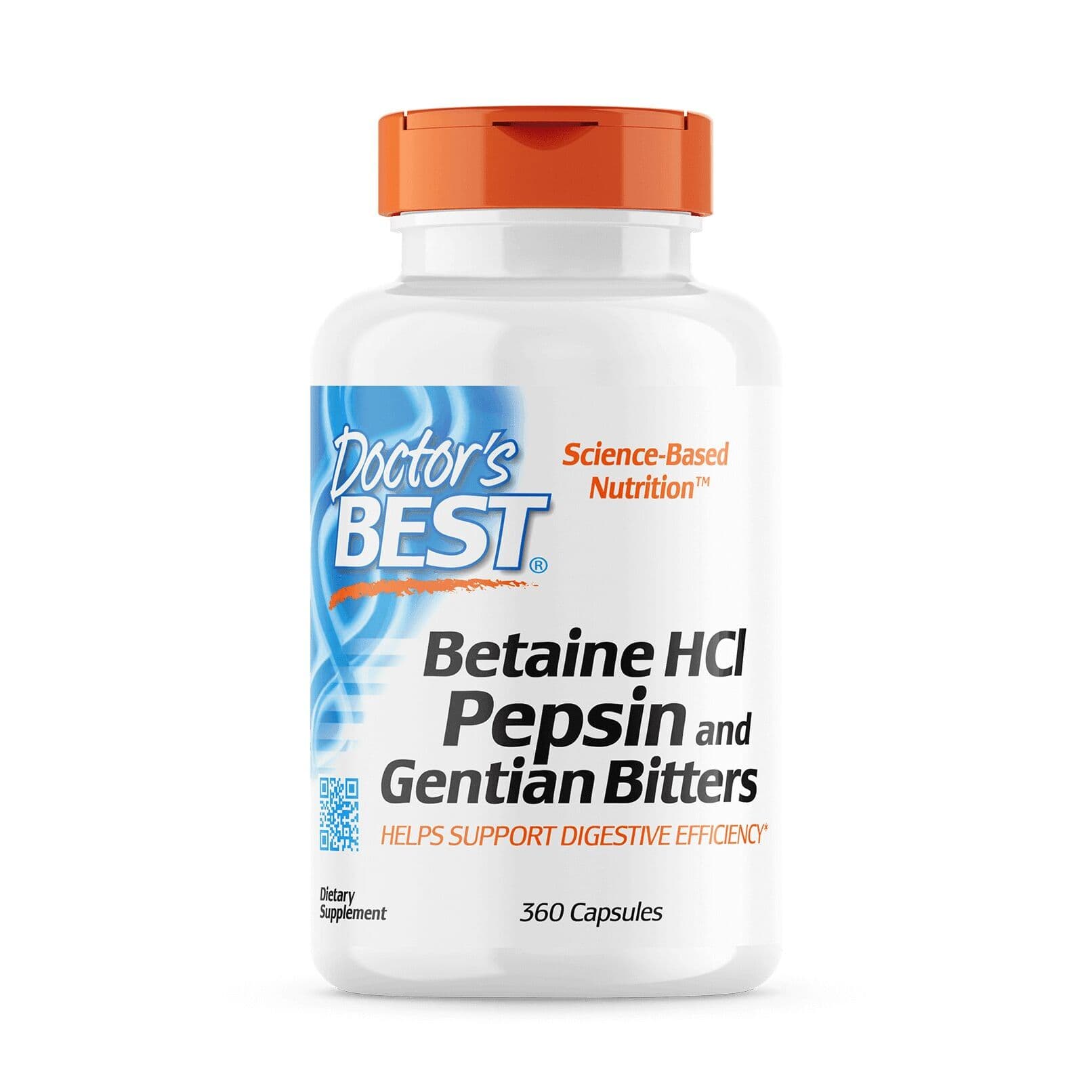 Betaine HCl Pepsin & Gentian Bitters - 360 capsules