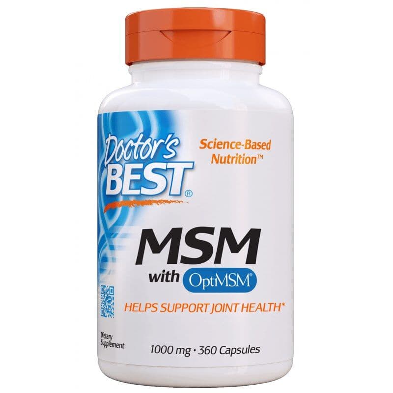 MSM with OptiMSM, 1000mg – 360 capsules