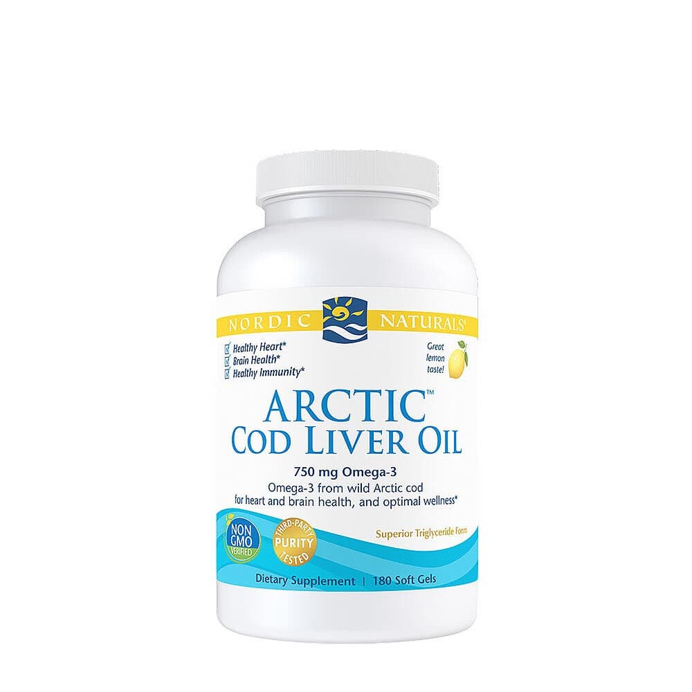 Arctic Cod Liver Oil, 750mg Lemon - 180 Weichkapseln