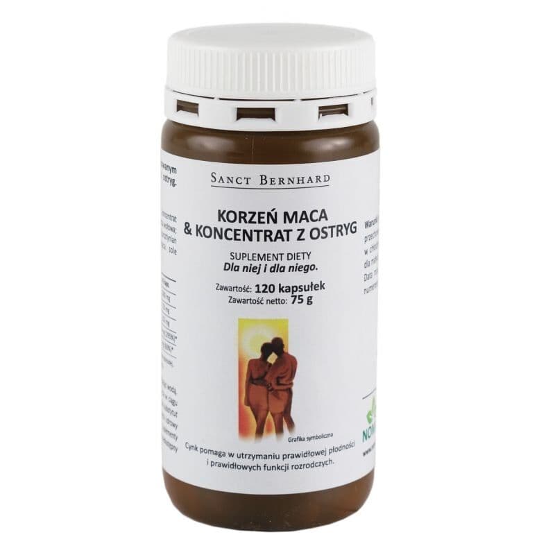KRAUTERHAUS SANCT BERNHARD Oysters Maca Active Capsules (120 capsules)