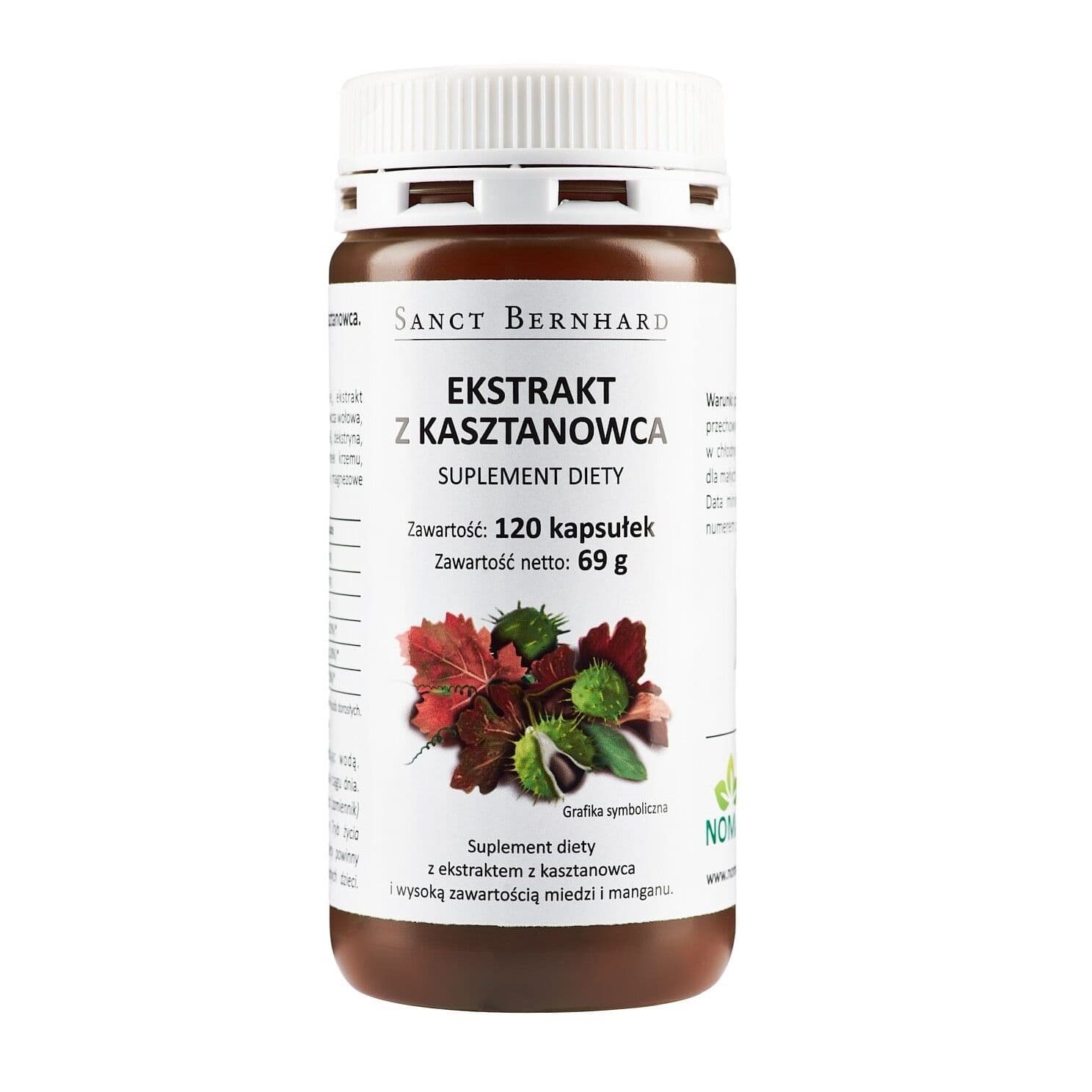 KRAUTERHAUS SANCT BERNHARD Horse Chestnut Vine Leaf (120 capsules)