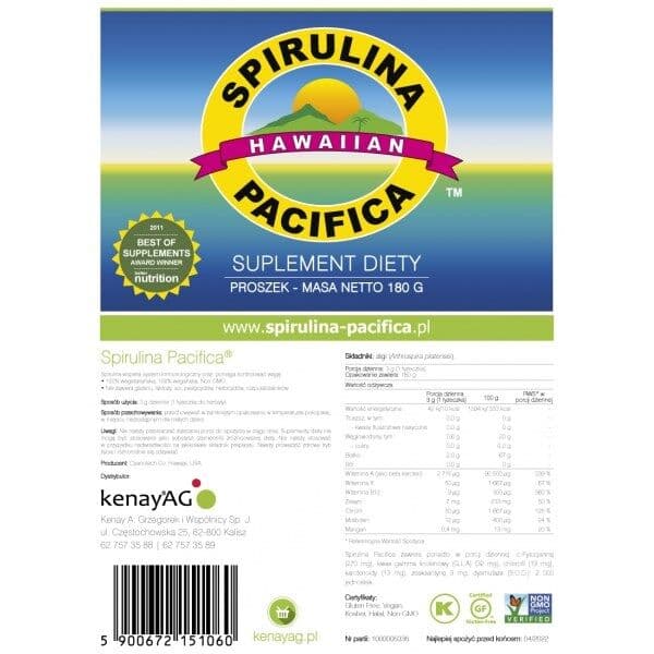 KENAY Spirulina Pacifica Powder (180 g)