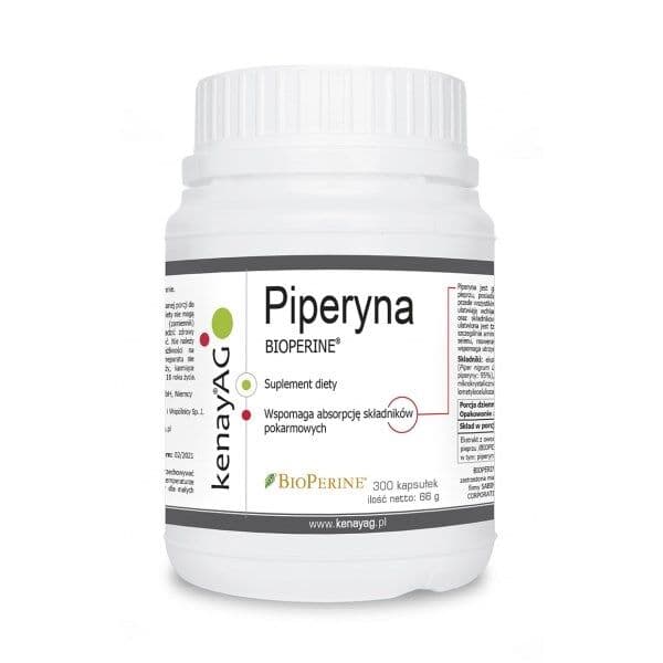 KENAY Piperine BIOPERINE black pepper extract (300 capsules)